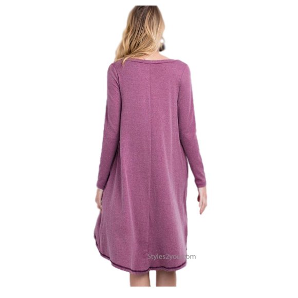 NWT Dear Shirt Dress with Pockets Easel Clothing - Picture 2 of 2